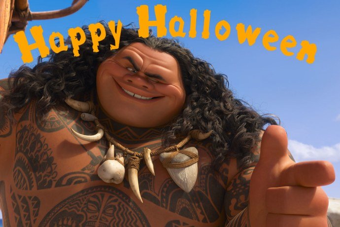 maui halloween cards